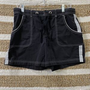 SJB Active Swimming Shorts Women’s Size Medium Black Drawstring